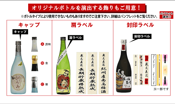 飾りを選べます